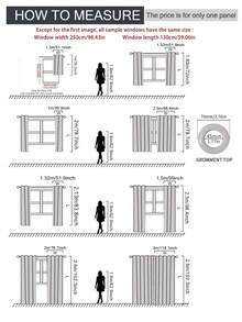Plain Color Single Panel Curtain, Modern Polyester Double Layer Single Panel Blackout Curtain For Bedroom And Living Room - White - View 2