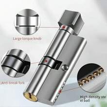 1pc Luxurious Beautiful Quiet And Beautiful Antique Style Door Lock Handle Set Door Handle Set Indoor Door Lock
