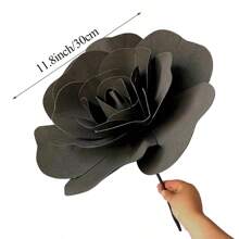 30cm/40cm/50cm Halloween Background Decorative Flowers Big Foam Rose Artificial Flowers Wedding Decoration With Stage Props Diy Home Decoration Artificial Flowers Wreath