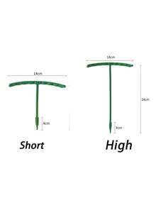 Semicircle Plant Support Frame ,Plastic Plant Support Stake Ring For Greenhouse Garden,- Floral Arranging, Indoor Greenhouse, Fixed Rod, Vine Climbing Bracket For Flower Plant,Plant Support Garden Flower Supports Stakes Durable Plastic Plant Support Pile For Stronger Flowers And Greenhouses Essential Greenhouse Accessories