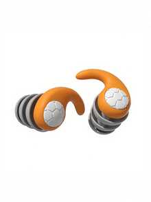 [1 Pair Reusable Sound-Blocking Earplugs] 1 Pair Silicone Earplugs, Comfortable & Durable, Premium Sound-Blocking Earbuds, Reusable For Swimming, Diving, Sleeping & Surfing, Unfragranced, Ear Care Product