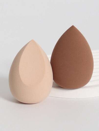 Paquete de 2 esponjas de maquillaje, esponjas de maquillaje multifuncionales, libres de látex para uso en húmedo/seco, aptas para líquidos, cremas y polvos, adecuadas para todo tipo de piel