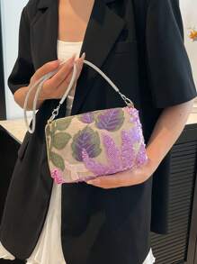 Nova moda estilo garota quente cor sólida pu tecido impermeável padrão alça de ombro trançada fivela alça de ombro bolsa quadrada de um ombro adequada para viagens, compras e deslocamento para o trabalho.