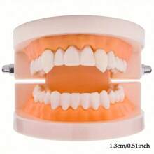 THATBOY 2 PIEZAS/SET Dientes de vampiro, dientes de hombre lobo, utilería para cosplay, decoración para fiesta de Halloween, accesorio de disfraz