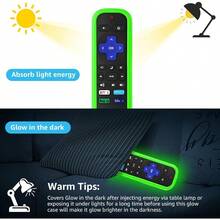 3+2 Packs Replacement Remote Control For Roku With Soft Silicone Case Universal Remote For  Roku Hisense Roku Onn Roku Westinghouse Roku  Roku Smart TVs (Not For Roku Stick Box) - 2PackRemote & Vỏ màu xanh & Vỏ màu tím & Xanh lá - Xem 6