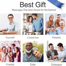 BANBERS Lumbar Neck And Shoulder Massager,Back, Neck, And Shoulder Heat Therapy Massager With Heating Function, Deep Tissue Kneading, Relieves Muscle Pain, Suitable For Home And Car Use, Deep Tissue 3D Massage Pillow For The Neck, Back, Shoulders, Feet, And Legs - màu đen - Xem 9