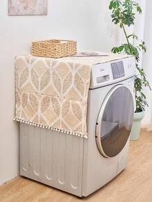 Copri-lavatrice in stile bohémien, telo copri-polvere multifunzione per la decorazione della cucina e per piccoli elettrodomestici