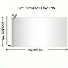 1 Roll 30cm X 500cm / 30cm X 60cm Permanent Self-Adhesive Vinyl Sticker Transfer Tape, Suitable For Party Decorations, Stickers, Craft Cutting, Car Decals DIY - Red - View 7