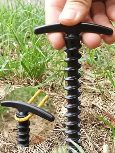 10pcs/30pcs Outdoor Ground Stakes - Wind Proof Tent Pegs Suitable For Camping, Outdoor Fixed Tool, Suitable For Camping, Daily Fixing, Yard Fixing Tool