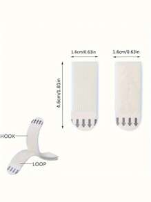 72pcs Of Heavy-Duty Polyamide Picture Hanging Strips - Non-Destructive Adhesive Hanging Rings, Suitable For Drywall, Perfect For Photos And Christmas Decorations, Ideal For The Holiday Season. No-Drill Picture Hanging Strips - Double-Sided Removable Wall Hooks, Suitable For Frames And Artwork, Water-Resistant Adhesive Installation Labels.