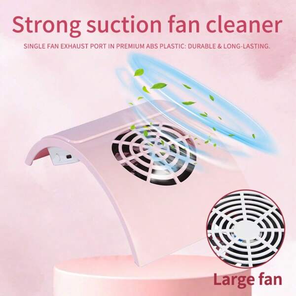 Nail Duster Collector, Nail Dust Collector For Acrylic Nails, Nail Dust Fan Nail Cleaner For Manicure - Nail Vacuum Cleaner Powerful Dust Extractor Low Noise