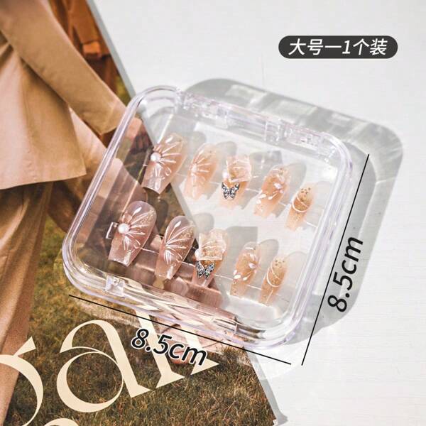 15/25pcs, Nail Polish Boxes, Square Package Boxes, Nail Packaging Boxes, Small Business Packaging Jewelry Boxes, Jewelry Boxes, Bracelet Storage BoxesFor Women Storage Organizer Travel Essentials Back To School Dormitory Storage