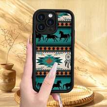 Funda de silicona para phone 11, 12, 13, 14, 15, 16 Plus Pro Promax XS/X S22 S23 S24 S25, diseño elegante y moderno, estampado de camuflaje, estampado de camuflaje - Negro - Ver 4