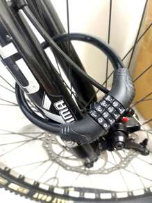 4-cyfrowa blokada roweru górskiego z hasłem, okrągła blokada, wygodna blokada hasłem