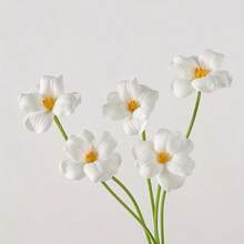 5 件人造花 PU 郁金香家居装饰人造花束假花酒店婚礼装饰花植物 - 彩色 - 查看 7