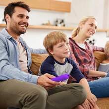 Silicone Case Cover For  Hisense Roku Streaming TV Stick Remote Shockproof Washable Remote Cover Pink Red Black Purple Purple - 紫色 - 查看 5