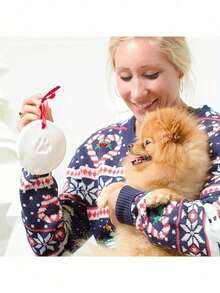 Pet Paw Print & Handprint Clay Kit - Complete DIY Keepsake Set With Bracket, Golden Paint, Brush, Mold Box, Letter Mold & Ribbon For Cat And Dog Owners - Multicolor - View 8