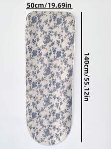 1pc Heat-Resistant Reflective Ironing Board Cover, Replacement Ironing Pad Cover, Elastic Edge Ironing Board Cover, Suitable For Standard Ironing Board, Stain-Resistant, Drawstring Edge Anti-Scald Ironing Board Cloth Cover (Ironing Board Not Included) - Blue - View 4
