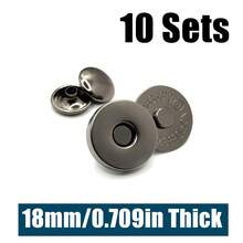 10套/包 14/18毫米金属双铆钉磁扣纽扣紧固件包包按扣钱包手提包衣服DIY - 彩色 - 查看 22