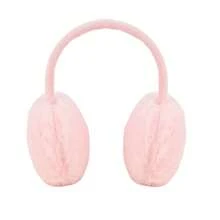 1pc 18 Inch Reborn Baby Doll Ear Muff, Soft Plush Solid Color Doll Accessory, Roleplay For Girls, Students, Holiday Parties, Birthday Gifts