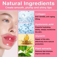 20 Pieces Gel Collagen Lip Mask Crystal Lip Pads For Moisturizing, Anti-Wrinkle, Anti-Aging, Firms & Hydrates Lips Collagen Crystal Lip Masks,Pink Lip Patches& Moisturizers Collagen Lip Pads Great For Hydrating Skin, Anti Chapped & Anti-Aging And Plump Your Lips,Pink - 彩色 - 查看 4