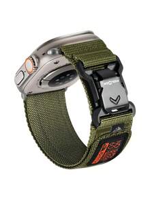 chinbersky 1 条装耐用尼龙 Apple Ultra 2 表带 49 毫米，兼容 Apple 46 毫米、45 毫米、44 毫米、42 毫米，适用于 Ultra/Ultra 2 和系列 10/9/8/7/6/5/4/3/SE，编织设计运动环带