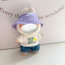 Clothes Only] Bestselling For LABUBU Changeable Outfit Set 1st 2nd 3rd Generation Pendant Keychain Plush Doll 17cm LABUBU Clothes Pants 3pcs Set For LABUBU (Doll Not Included) - Multicolor - View 9