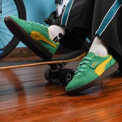 Puma Couple Skateboard Shoes 2026 Spring New PALERMO Dopamine Colorful Retro Casual T-Toe Sneakers 39646318