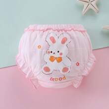 宝宝婴儿女童面包裤100%纯棉内面包裤婴儿下装男童女童三角内裤夏季可爱简约透气干爽舒适短裤
