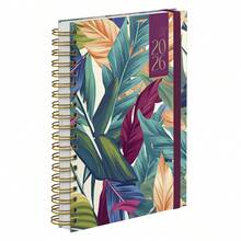 iscool Daily Planner Plus 2025 Hardcover Botanics Tropical Leaves - Lá nhiệt đới - Xem 1