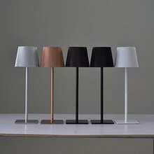 1 pièce Lampe de bureau rechargeable USB-C, lampe de chevet LED portable sans fil, 3 températures de couleur, gradable, longue durée de la batterie, commande tactile, convient pour la salle à manger, le salon, la chambre, le bar, le café, le patio, la table de chevet, la table à manger, livrée avec 1 câble USB