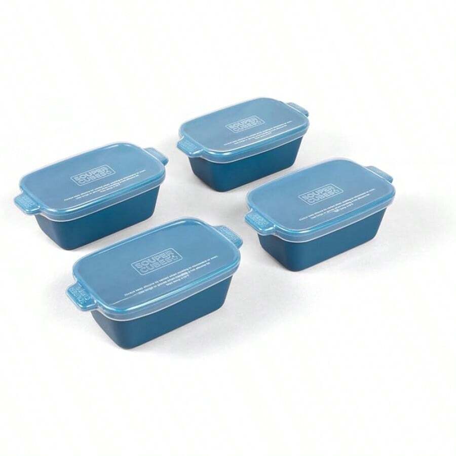 Stoneware - 5" X 5" Small Ceramic Baking Dish Set With Silicone Covers - Small Casserole Dishes For Oven - Kitchen And Bakeware Essentials - Set Of 2 - Charcoal Mini Baking Dishes