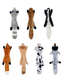 1pc Unfilled Squeaky Dog Toy, Durable Chew Toy With Squeaker, Suitable For Interactive Play And Tug Of War For Dogs Of All Sizes - Multicolor - View 9