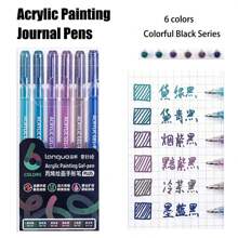 Languo 90-Color Acrylic Paint Markers - 1.0mm Fine Tip Gel Ink Pen, Blendable Vibrant For Rock/Glass/Wood DIY Craft Decor,Student Art Supplies , Back To School Gifts