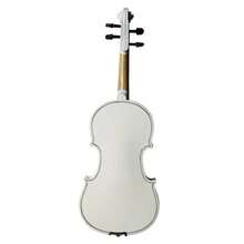New 4/4 Acoustic Violin Case Set With Bow & Rosin, White Durable Hard Shell For Violin Protection & Travel - White - View 6