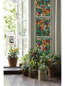 Tulia Adhesivo de Vinilo Decorativo Opaco Translúcido para Ventanas de Vidrio, Adecuado para Mamparas de Ducha y Pegatinas de Película para Baño, 45cm x 2m - Capilla de primavera/Tulia - Ver 5