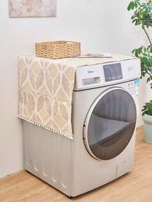 Copri-lavatrice in stile bohémien, telo copri-polvere multifunzione per la decorazione della cucina e per piccoli elettrodomestici
