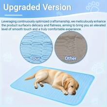 Nuovo tappetino di raffreddamento grigio per cani, letto freddo estivo per animali domestici per cani di grossa e piccola taglia, gatti, accessori per animali domestici, coperta durevole, pad di ghiaccio per divano e gatti