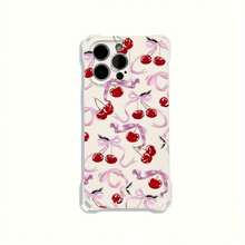 Funda para teléfono 1 pieza Una elegante correa para el hombro tipo bandolera, patrón Correa para el hombro tipo bandolera Correa de mano anticaída de cuatro esquinas Funda protectora para teléfono móvil Puede colgarse hacia atrás Funda para teléfono móvil suave adecuada para la serie 12 13 14 15 16 Pro Pro Plus - - Colores mixtos 1 - Ver 4