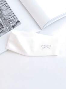2 Stück Damen Bandana Bella Stil elastische Sporthaarbänder, modische gestrickte Haarbänder für Frauen, saugfähige Haarzubehör