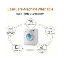 1 件装饰提花抱枕套，复古农舍风格波西米亚家居装饰，适用于沙发、椅子、卧室、客厅，也可用作有趣的礼物，适合所有季节