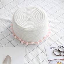 Mehrstufiger Seil gewebter Aufbewahrungskorb für Zuhause, Schreibtisch für Stifte, Taschentücher, Süßigkeiten, Snacks, Spielzeug, Unordnung Organizer, Bad, Schlafzimmer, Kosmetik, Make-up Organisation