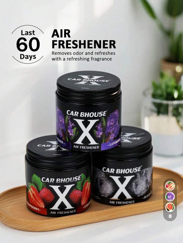 1pc, 220g/7.76oz, Deodorizing Solid Aromatherapy/Air Freshener, House Freshener, Car Decor Air Fresh, Bathroom Air Freshener, Pet Deodorant Fragrance Home, Suitable For Home Decoration, Car, Office, Bathroom, Bedroom, Toilet, Storage Room, Pet Room, Hotel, With Rose, Strawberry, Lavender, Vanilla, Peach, Flax Scent.