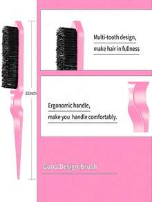 Set da 4 pezzi di pettini e cera per capelli, 1 pezzo di barretta di cera per capelli non unta per styling, pomata forte che rende i capelli ordinati e puliti, 1 pezzo di pennello per bordi per mantenere i bordi dei capelli lisci, 1 pezzo di pettine per acconciare i capelli lisci, controllo dei baby hair e domare le doppie punte