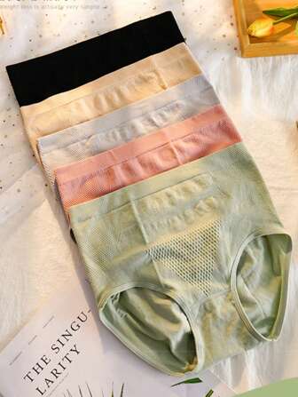 3 Set Braga Tipo Faja Cintura Alta, Efecto Compresión Abdomen Plano, Moldeador Cuerpo & Glúteos Firmes Ajustables Cómodos