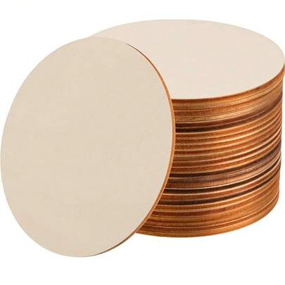 5pcs Unpainted Wooden Circle Rings, Size 4/7.8/11.8 Inch, For Crafts, Christmas Decorations, DIY Projects, Painting, Home Decor, Party Decorations, Holiday Gifts, No Holes