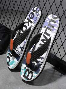 Men's Summer New Outdoor Beach Casual Fashionable EVA Slip-On Lightweight Flip-Flops