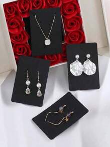 50/100/200/500pcs Earring & Necklace Display Cards, Jewelry Packaging Cards