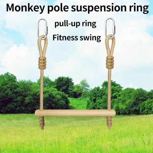 Handshake Lifting Ring, Climbing Plastic Stick Lifting Ring, Monkey Frame Pull Ring, Walking Flat Belt Lifting Ring, Practicing Swing Outdoors And Hanging Monkey Pole Swing Pull Ring