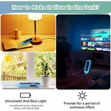 2+2 Packs Replacement Remote Control For Roku TV With Silicone Cover Universal Remote For  Hisense Onn Westinghouse  Roku Smart TVs (Not For Roku Stick Box) - 2Remote+GlowBlueCover+GlowGreenCover - Xem 5